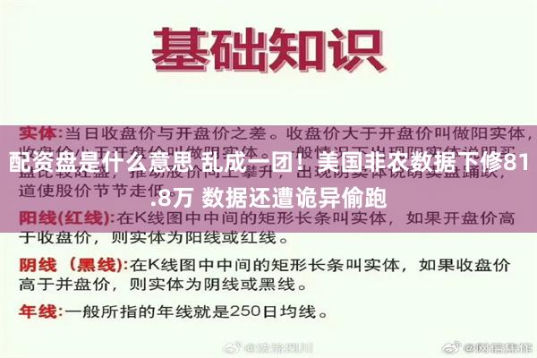 配资盘是什么意思 乱成一团！美国非农数据下修81.8万 数据还遭诡异偷跑